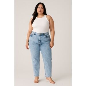 Levi's Premium 501 Original Fit‎ Jeans Women's  22W Acid Wash Retro 90s Classic